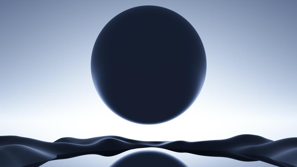 Spherical Symphony in Minimalism wallpaper