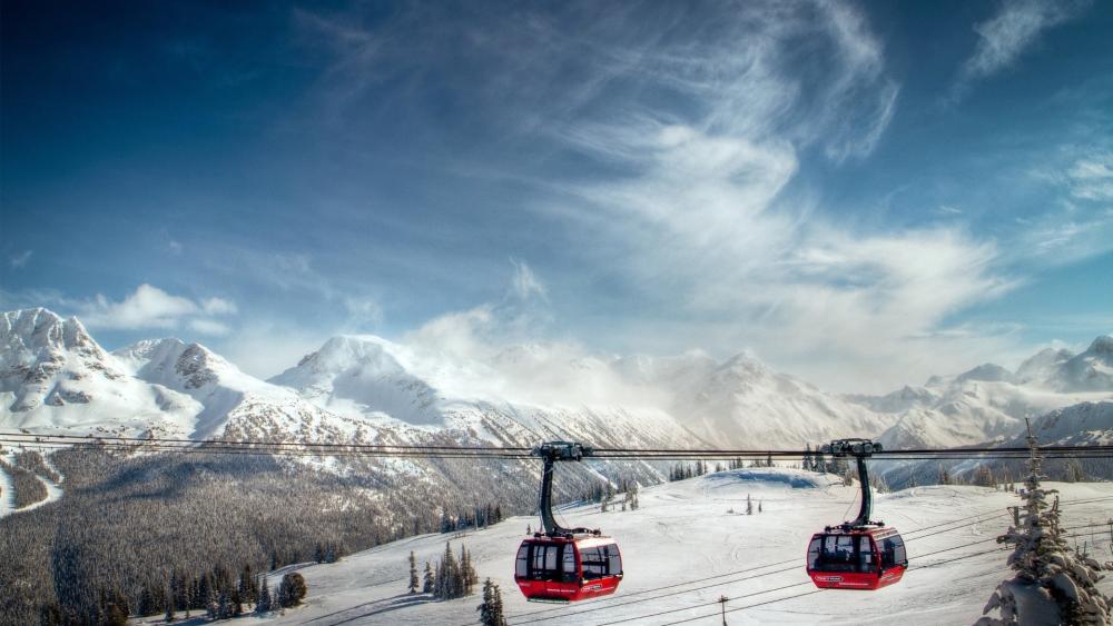 Whistler Blackcomb Gondola wallpaper