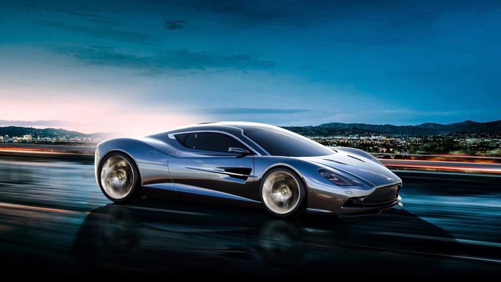 Aston Martin DBC Concept on the Move wallpaper