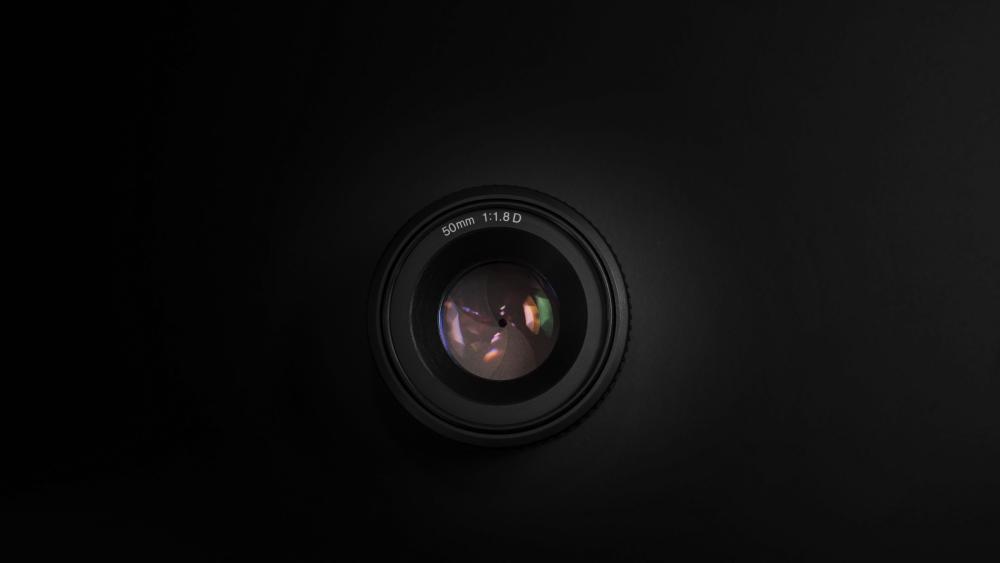 Lens Focus in Darkness wallpaper