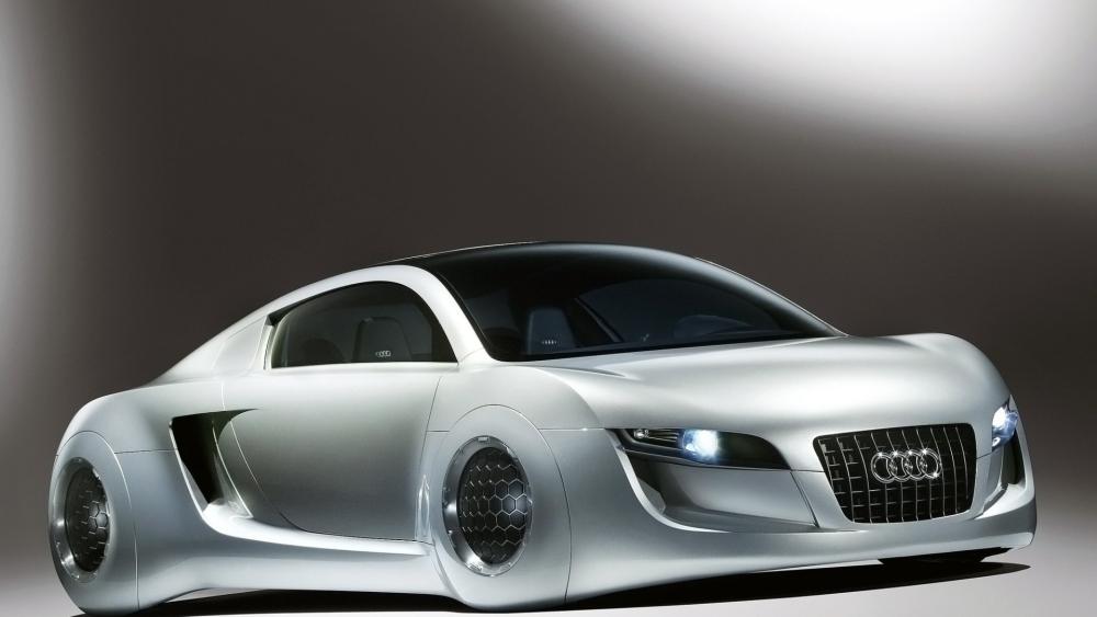 Futuristic Elegance on Four Wheels wallpaper