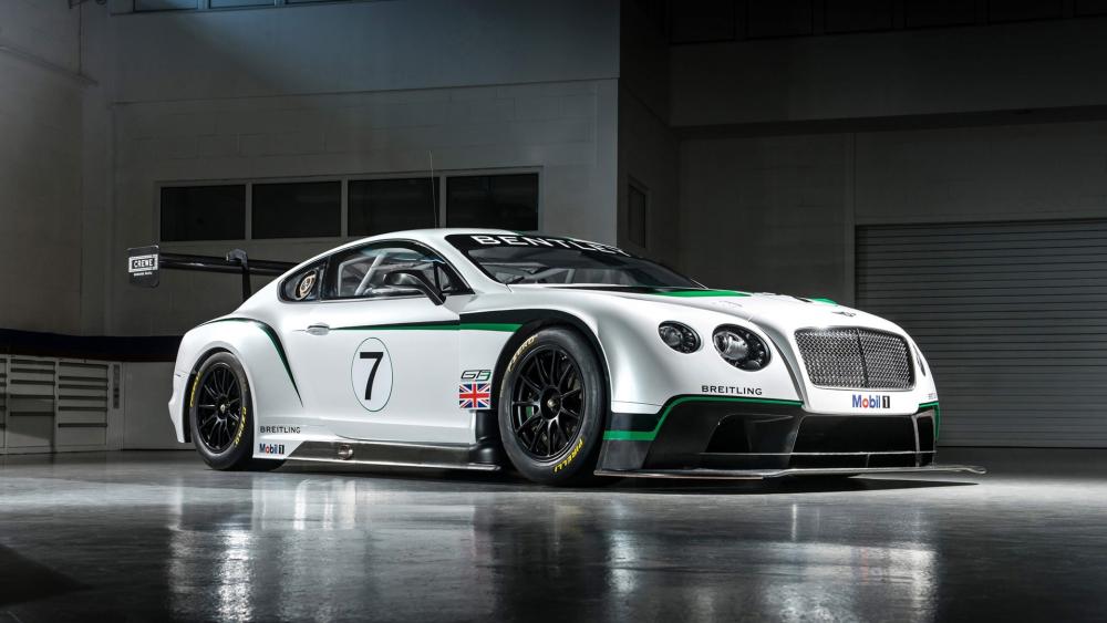 Bentley Continental GT3 Race Car Display wallpaper