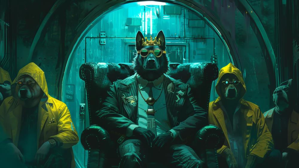 Gangster Dog Royalty wallpaper