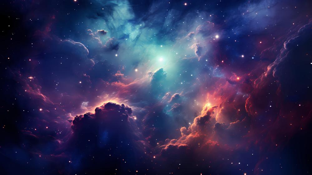 Galactic Dreams Artificial Intelligence Art wallpaper