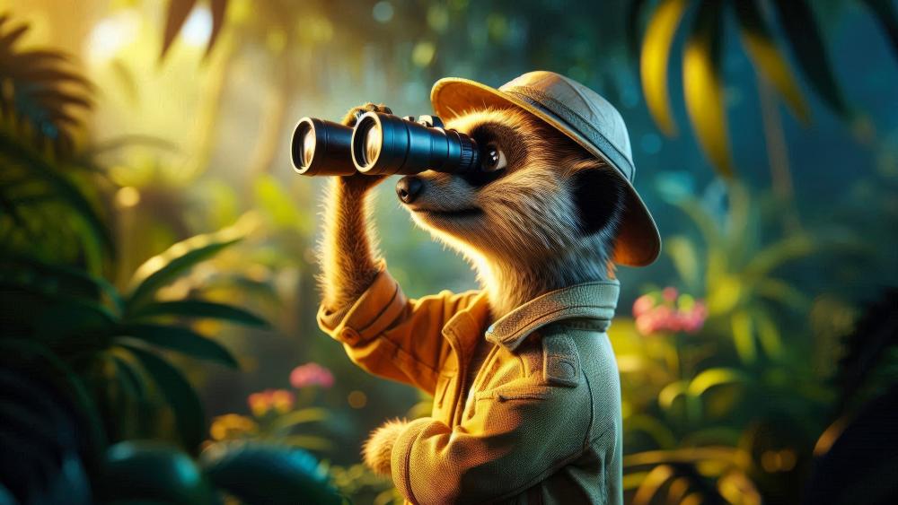 The explorer - Mr. Meerkat wallpaper