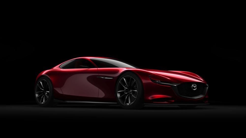 Mazda RX-Vision Concept in the Dark wallpaper