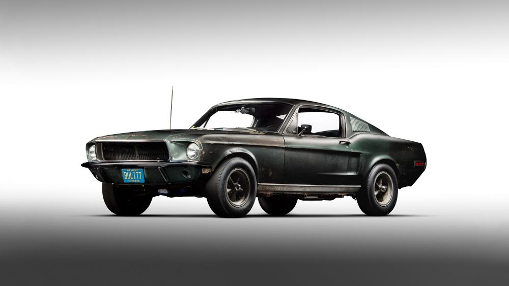 Classic 1968 Ford Mustang Bullitt in 4K Wallpaper wallpaper