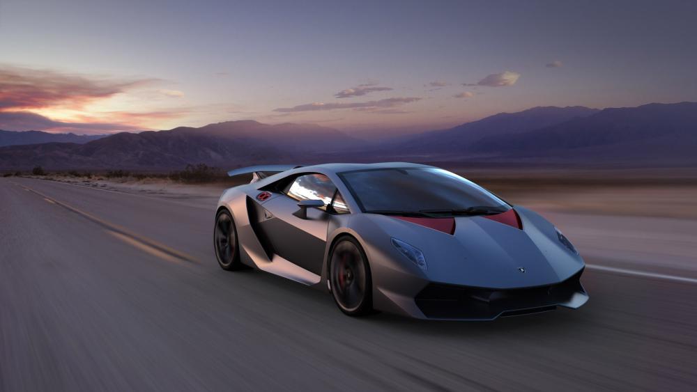 Lamborghini Sesto Elemento in Motion wallpaper