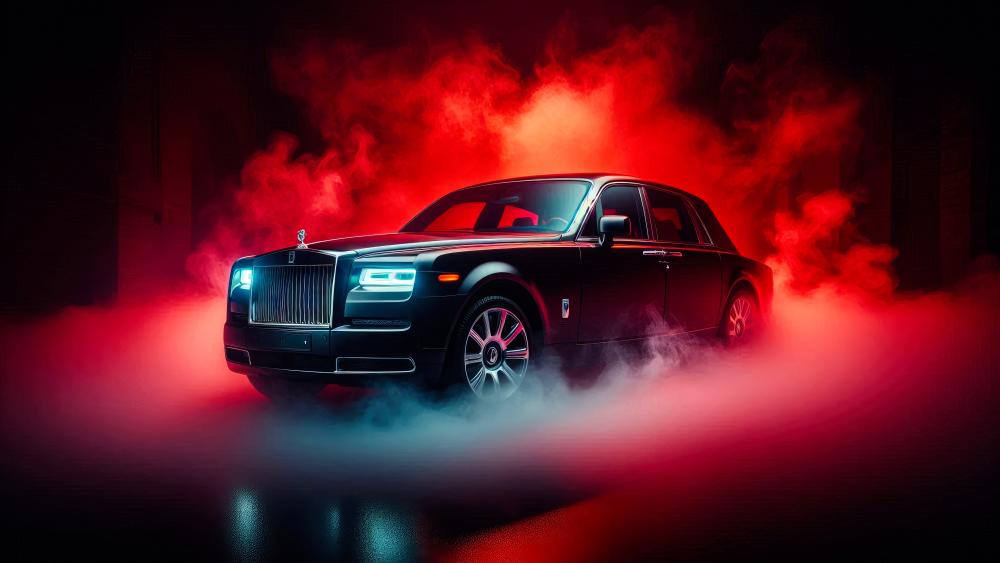 Rolls-Royce Phantom ready to roll wallpaper