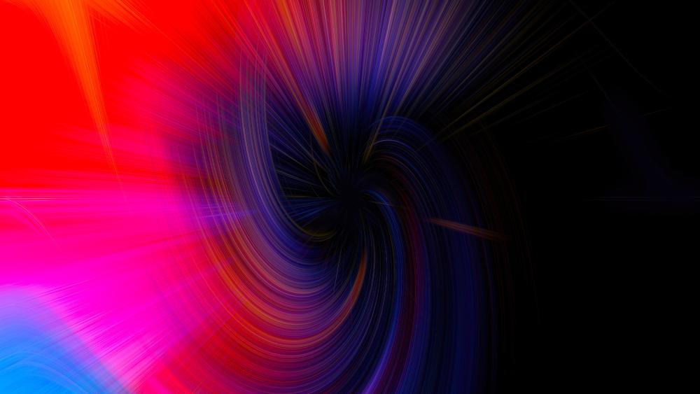 Vibrant Swirl of Gradient Colors wallpaper