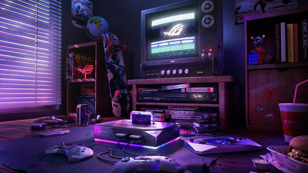 Retro Gamer Room Vibes wallpaper