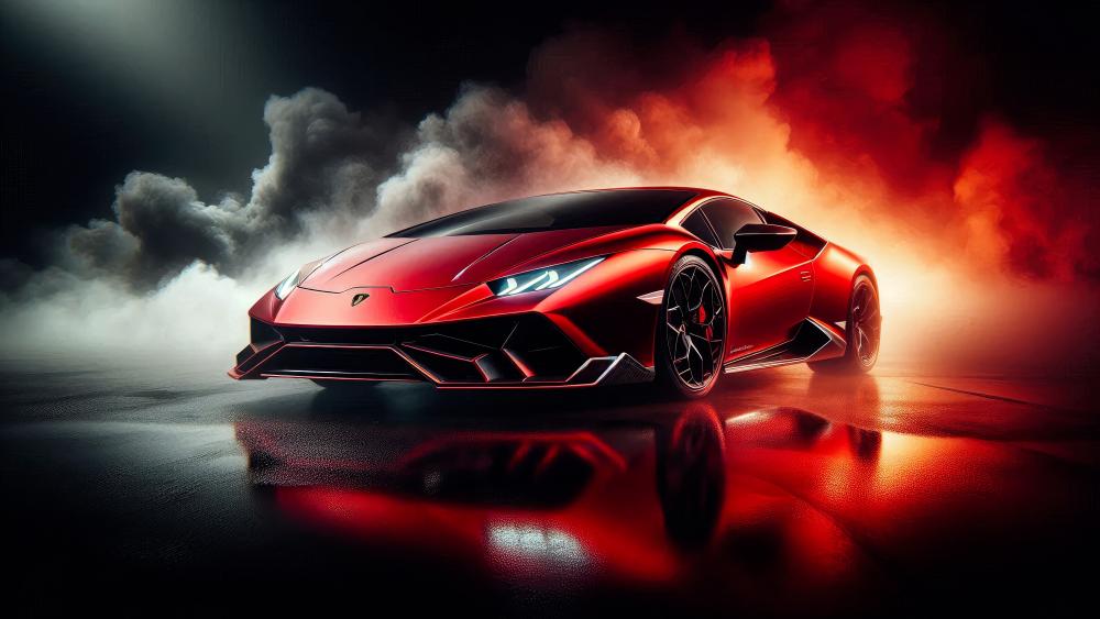 Lamborghini Huracan Tecnica ready for a ride wallpaper