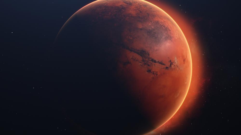 Mars Radiance in 4K Glory wallpaper