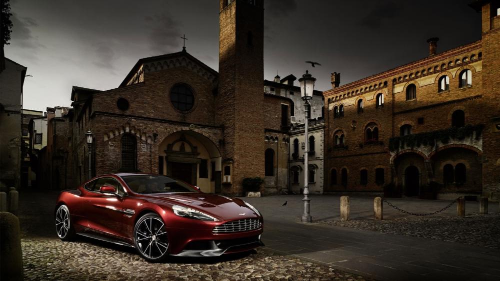 Aston Martin Vanquish in Timeless Elegance wallpaper