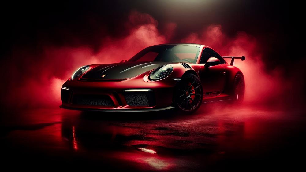 Porsche 911 GT3 in Stunning AI Artistry wallpaper