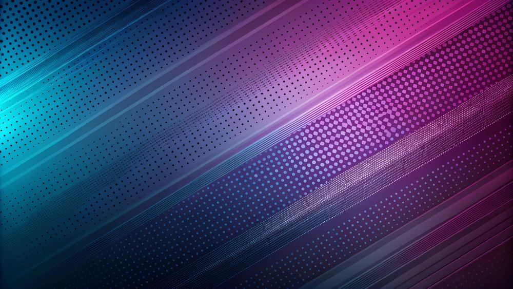 Colorful halftone gradient  wallpaper