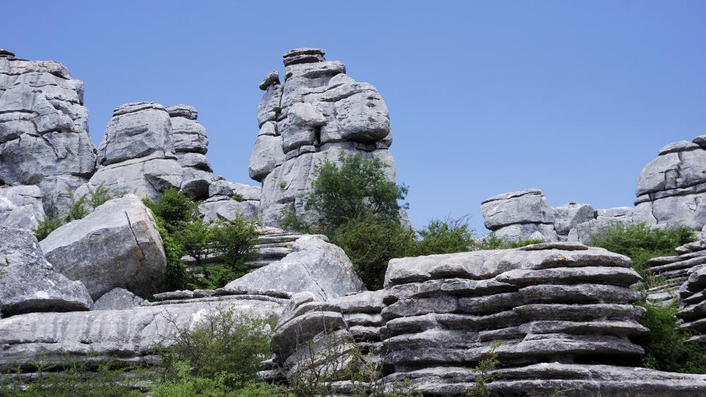 Rocky Wonderland of El Torcal wallpaper