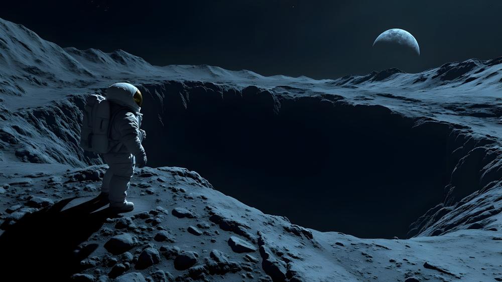 Exploring the Lunar Frontier wallpaper