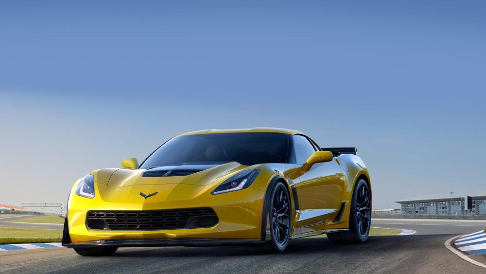 Power and Elegance: The Corvette Z06 in 4K wallpaper