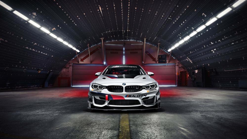 BMW M4 in a Dramatic Urban Tunnel wallpaper