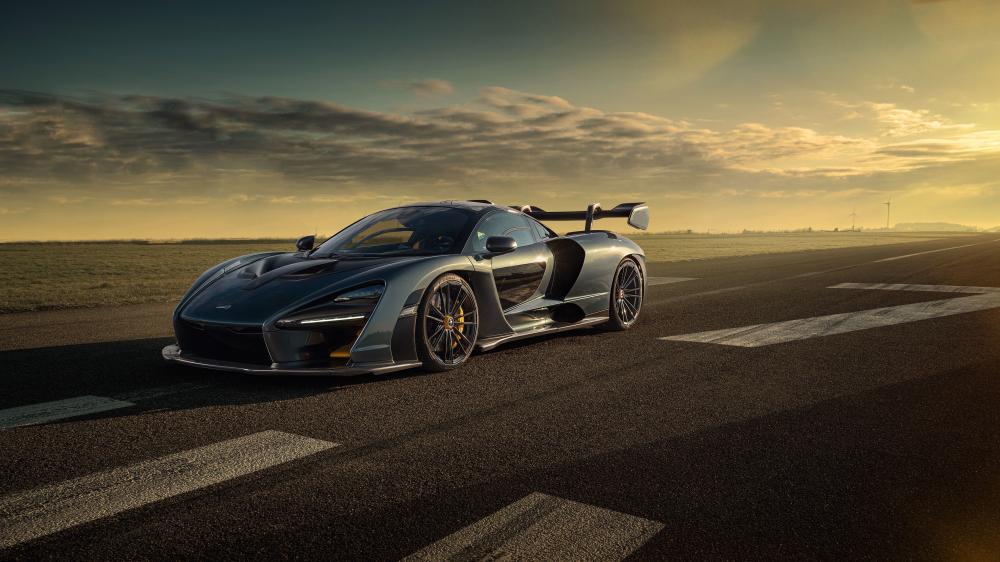 McLaren Senna on Open Asphalt wallpaper