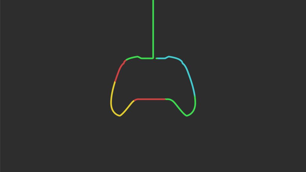 Controller Outline Minimalism wallpaper