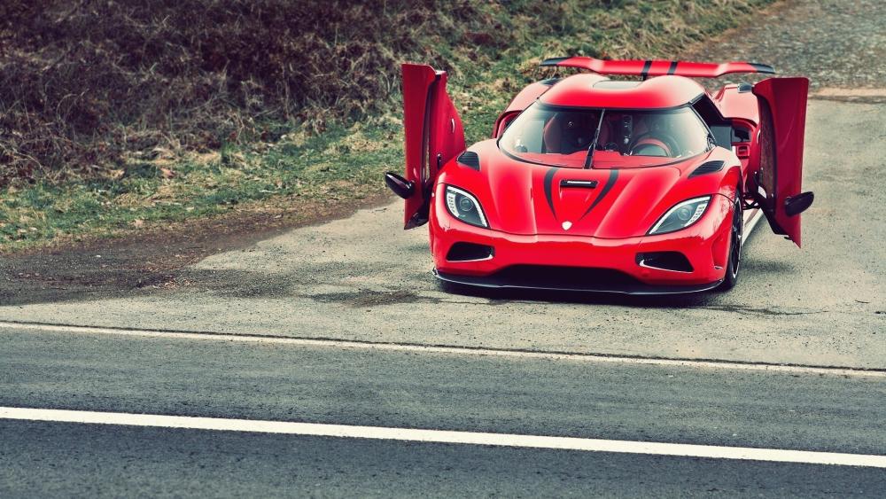 Koenigsegg Agera R On the Open Road wallpaper