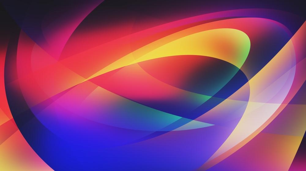 Vibrant Abstract Gradient Colors wallpaper