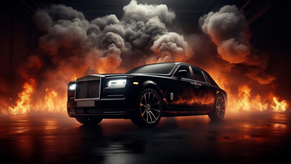 Rolls Royce Phantom Extended - ready for action  wallpaper