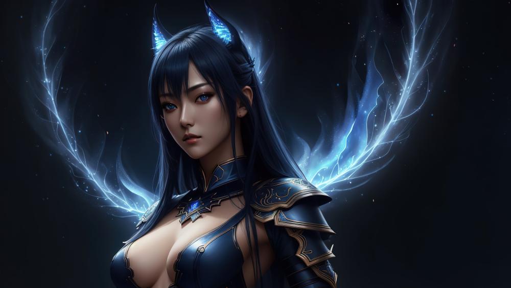 Mystical Demoness Enchantment wallpaper