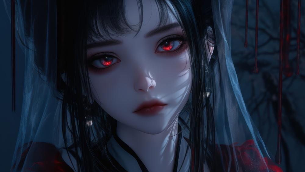 Veil of Sorrowful Eyes wallpaper