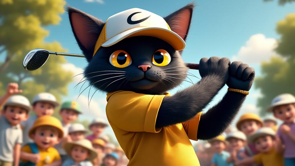 Black Cat Golf wallpaper