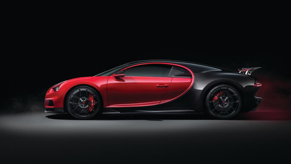 Bugatti Chiron in Stunning 4K Side View wallpaper