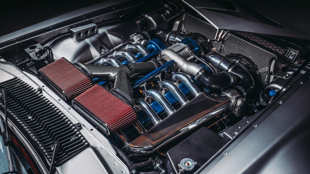 Jaguar XJS Engine in Stunning 4K Detail wallpaper