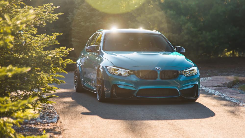 Spectacular BMW M3 in Sunlit Serenity wallpaper