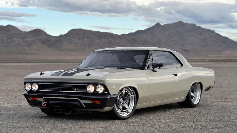 Vintage Elegance on Wheels 1966 Chevrolet Chevelle wallpaper