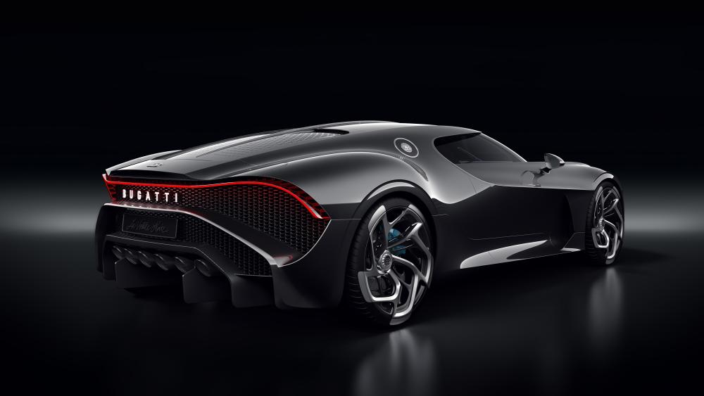 Bugatti La Voiture Noire Elegance in Motion wallpaper