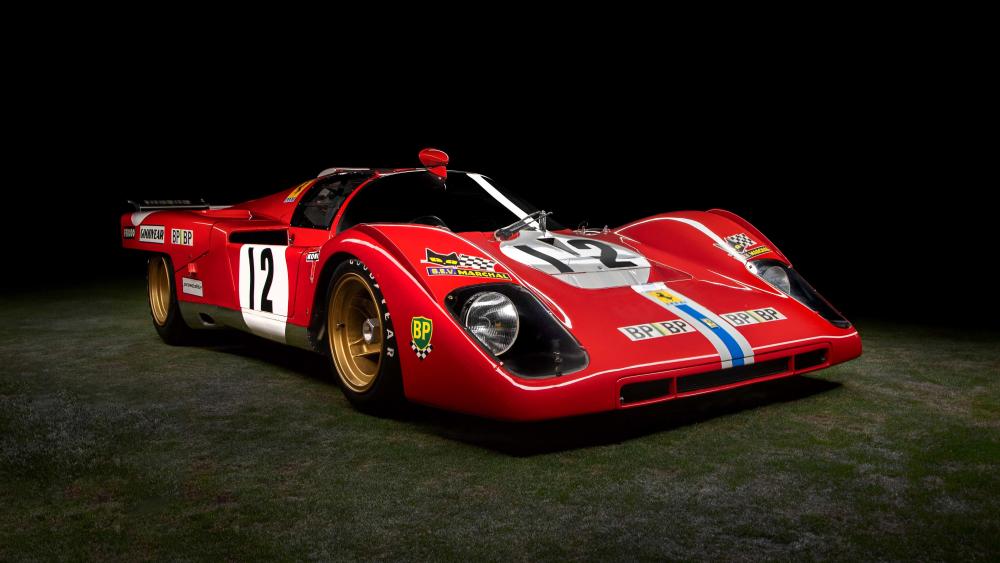 Legendary Ferrari Race Car in Stunning 4K Detail wallpaper