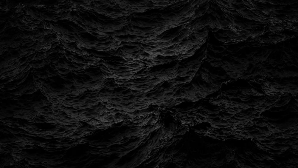 Monochrome Wave Texture in Ultra HD 4K wallpaper