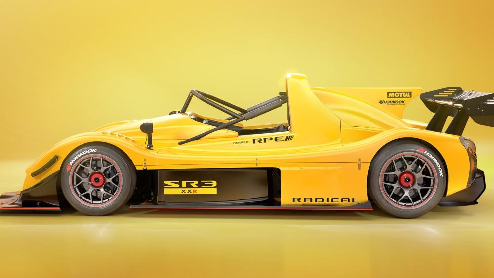 Radical SR8 in Vibrant Yellow Glory wallpaper