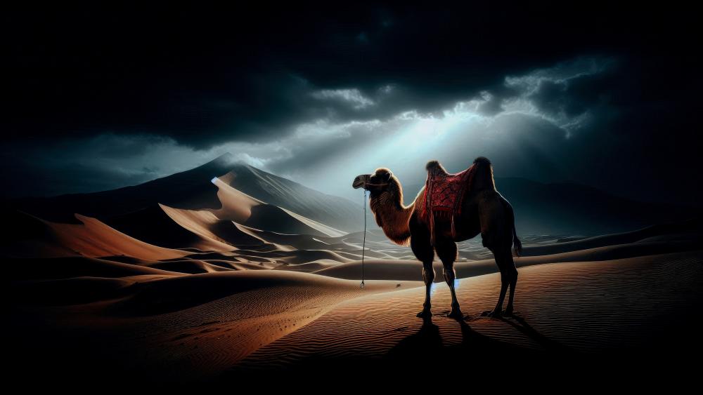 Camel the ship of the desert wallpaper