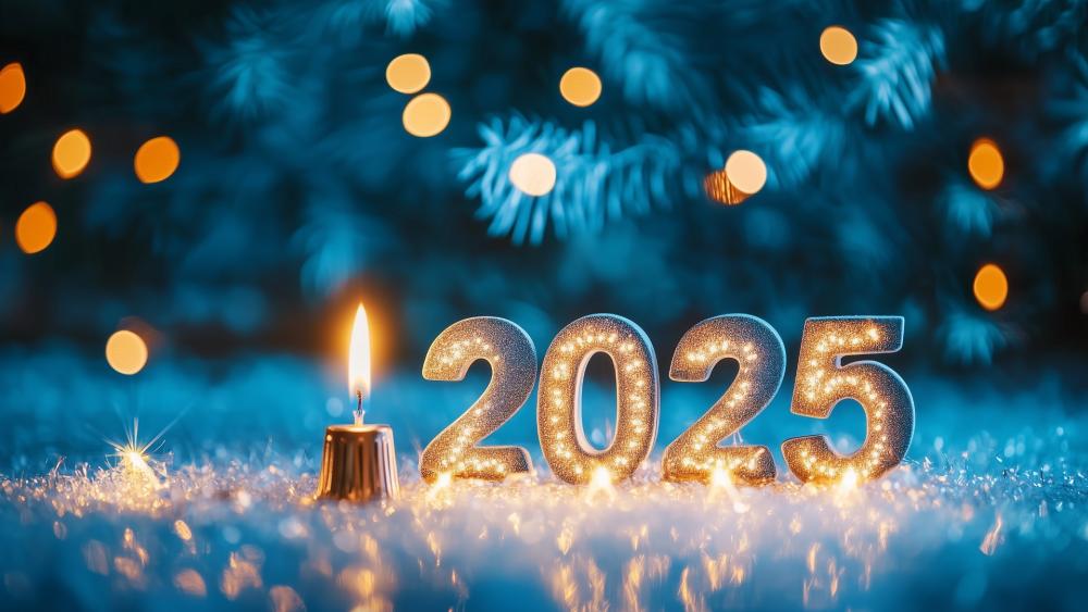 New Beginnings Candlelit Glow 2025 Celebration 2025 wallpaper