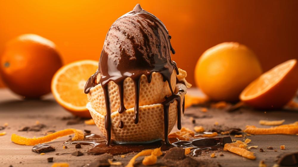 Chocolate Orange Delight Melt wallpaper