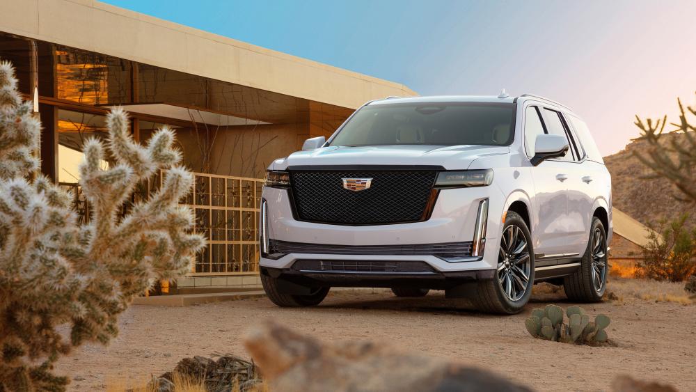 Cadillac Escalade in Desert Elegance wallpaper