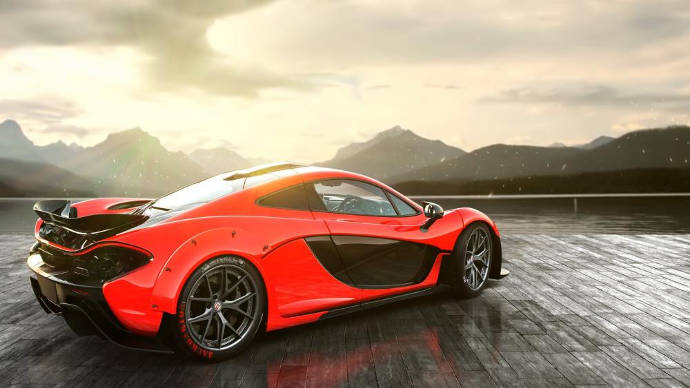 Futuristic Elegance of the McLaren P1 wallpaper