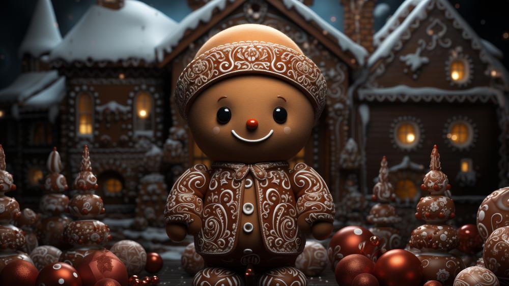 Gingerbread Wonderland Fantasy wallpaper