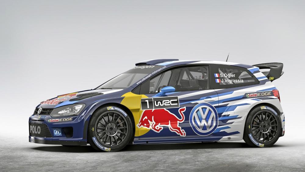 Volkswagen Polo R WRC in Action wallpaper