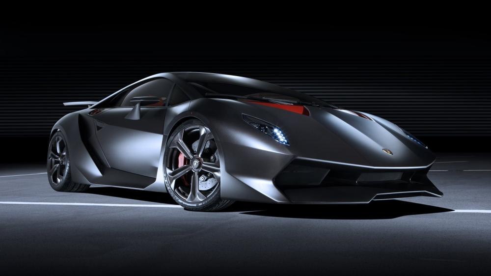 Lamborghini Sesto Elemento Night Drive wallpaper