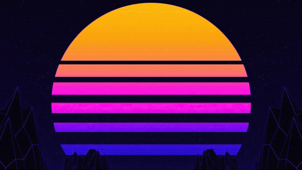 Neon Sunset Dreamscape in 4K wallpaper