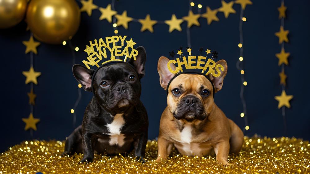 Happy New Year, Pups! wallpaper